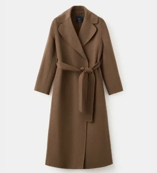 Handmade Wool Coat with Belt